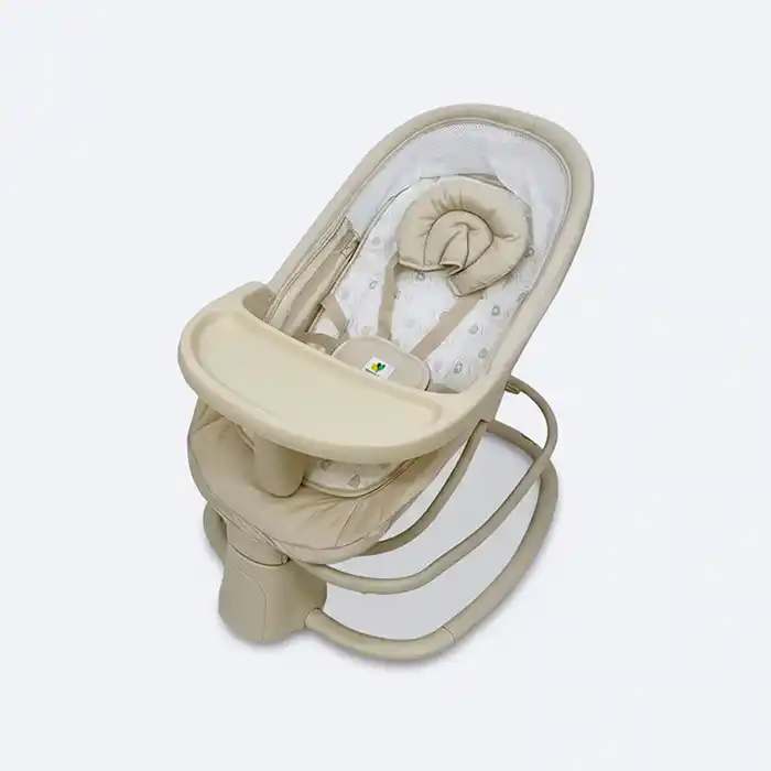 Mastela 4-en-1 : Berceau, Balancelle & Transat Bébé Évolutif