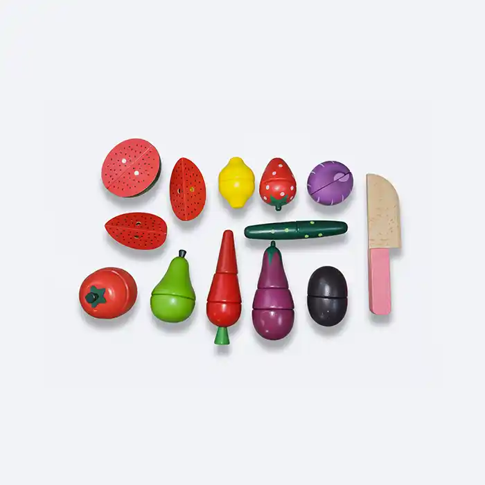 Toys Kit Fruits Légumes Magnétiques à Découper