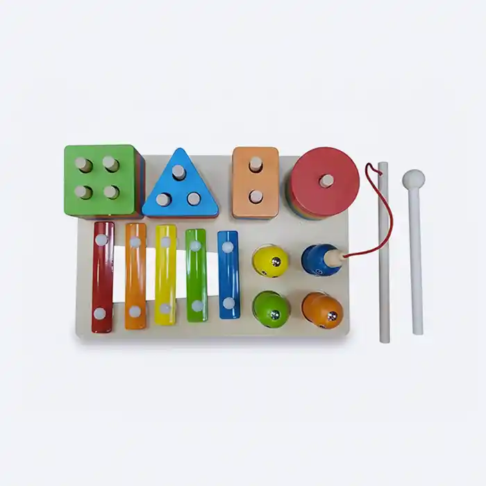 Boîte d'Apprentissage Maths & Dessin 3-en-1 Bois - Qualité