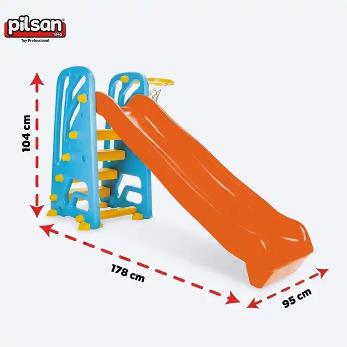 Toboggan Pilsan avec Panier – Sécurité et Fun Garantis