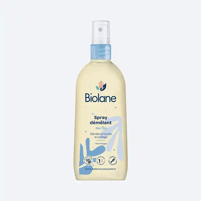 Biolane Spray Démêlant au Lin – Sans Nœuds & Cheveux Doux