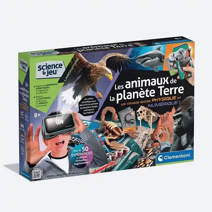 Science & Jeu Lab : Animaux de la Planète Terre VR/AR - Clementoni