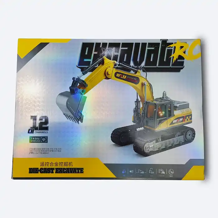 Pelle Excavatrice RC 12CH – Motricité et Éveil Garanti
