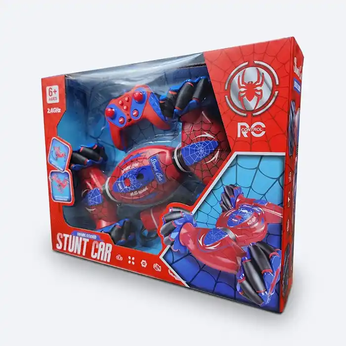 Voiture RC Stunt Spider-Man Double Face – Tout Terrain