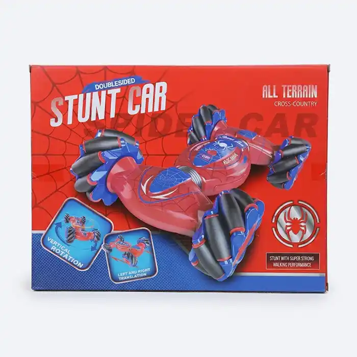 Voiture RC Stunt Spider-Man Double Face – Tout Terrain