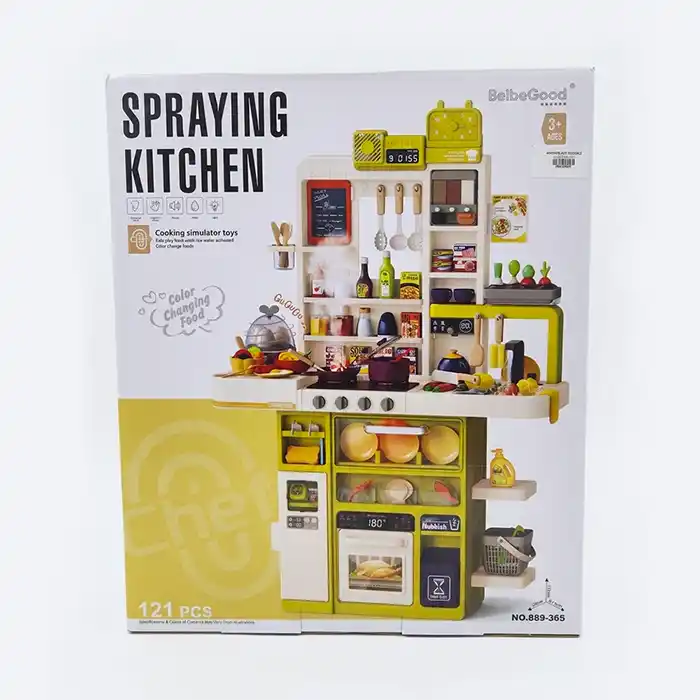 Spraying Kitchen 121 Pcs – Vapeur Color Change Enfant 3+