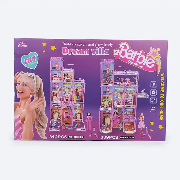 Barbie Dream Villa DIY 339 Pcs – Maison Fille 8 Ans
