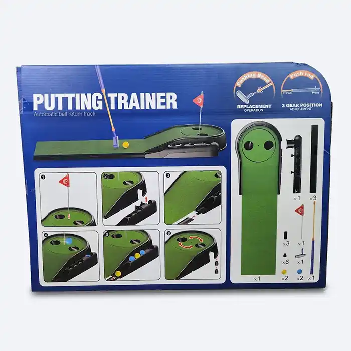 Entraîneur de putting de golf Enfant 21 Pcs – Retour Balle Auto