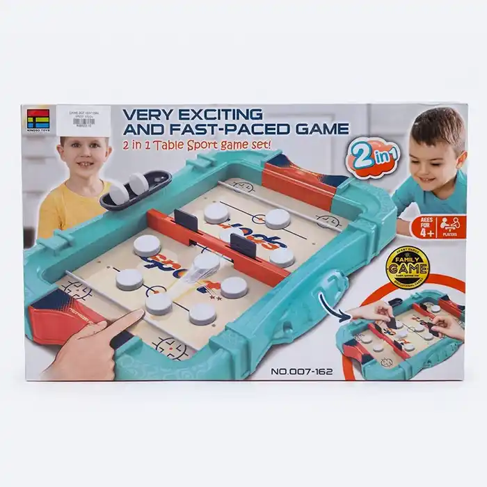 Jeu Table 2en1 Hockey Pucket – Famille Rapide 4 Ans+
