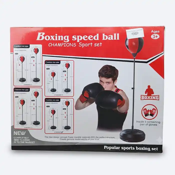 Ballon de Boxe Enfant Réglable – Sécurisé & Amusant
