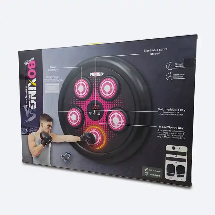 Machine de Boxe Musicale Enfant – Fun, Son & Lumière