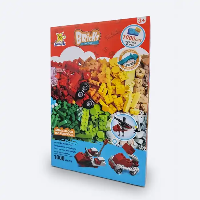 Briques de Construction 1000 pcs – Créatif & Solide