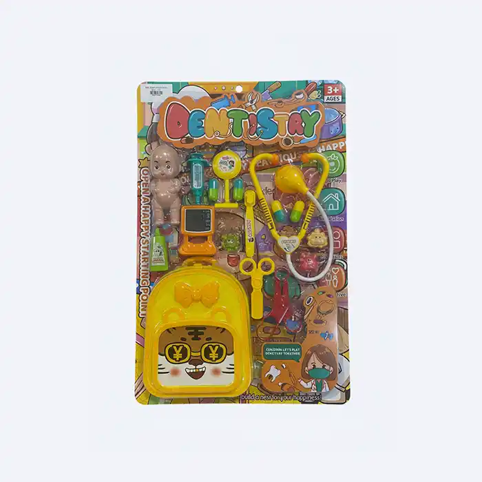 Kit Dentiste Jouet Enfant 3+ - Mallette Sac à Dos Tigre