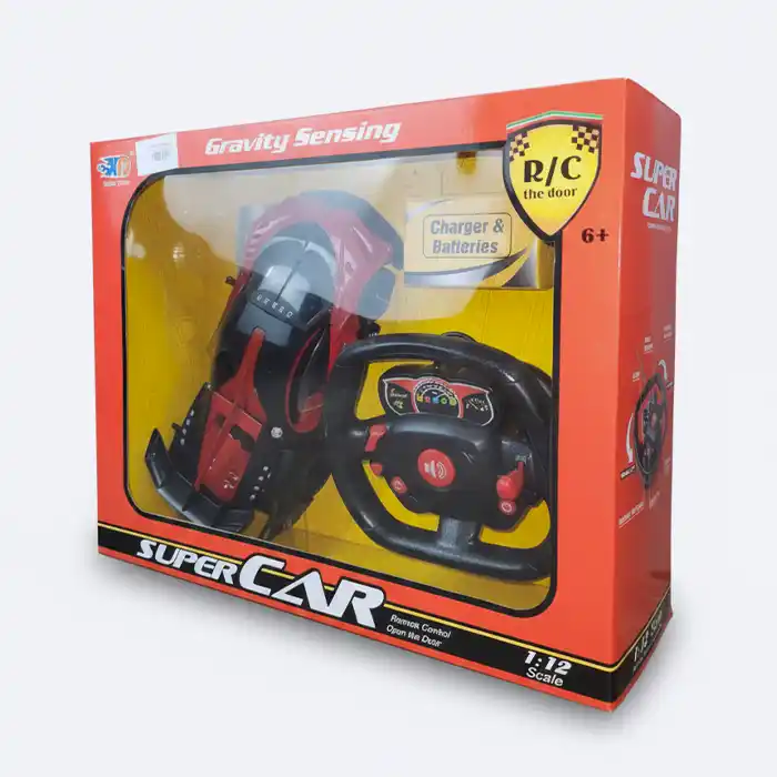 Voiture Télécommandée SXD – Contrôle par Volant et Capteur de Gravité – Sécurité et Éveil Garantis